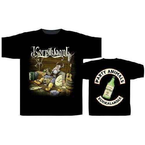 Korpiklaani Old Rar Old Unworn Shirt Folk Metal Copyright 2009 Falkenbach - Bild 1 von 1