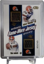 2002 Pacific Heads Up QUAD Game Worn Jersey TIM COUCH/DAWSON/WHITE/JOHNSON #/45