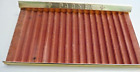 Parker Vintage Metal Pen Tray---7-X13-1/2--gold colored--holds 17 pens