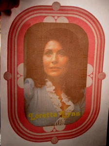 LORETTA LYNN VINTAGE 1970's COUNTRY MUSIC IRON ON TRANSFER B-11 -NICE! - Picture 1 of 2
