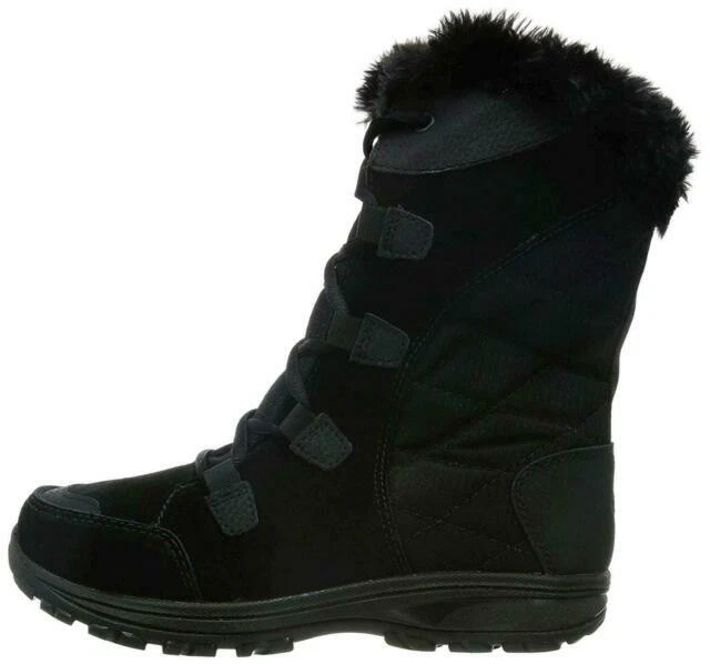 Columbia 1554171 Ice Maiden II Women Waterproof Winter Boots - Size 9US - Black