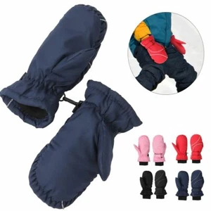 Boys Girls Children Waterproof Outdoor Kids Winter Gloves Warm Snow Ski Mittens - Picture 1 of 16
