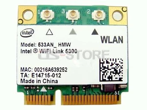 Intel 5300 533AN_HMW Wireless WLAN WiFi Card Half Mini PCIe 802.11bgn 450Mbps - Bild 1 von 1