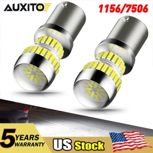 LED 6000K Bulbs 1156 BA15S 54-SMD Brake/Turn/Tail/Reverse Light White Bright EON - Picture 1 of 16