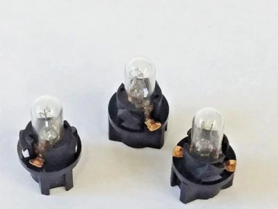 3x Panel de instrumentos Cuadro de instrumentos Luces Bombilla Enchufe T5 74 Se adapta a Toyota Honda Foto 1 de 4