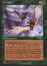 Tornado ~ Moderately Played Alliances MTG Magic UltimateMTG Green Card