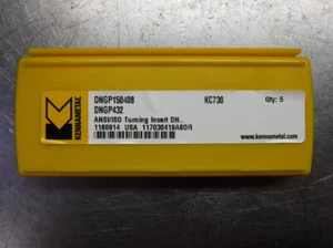 Kennametal Carbide Inserts QTY5 DNGP150408 / DNGP432 KC730 (LOC1928B) - Picture 1 of 4