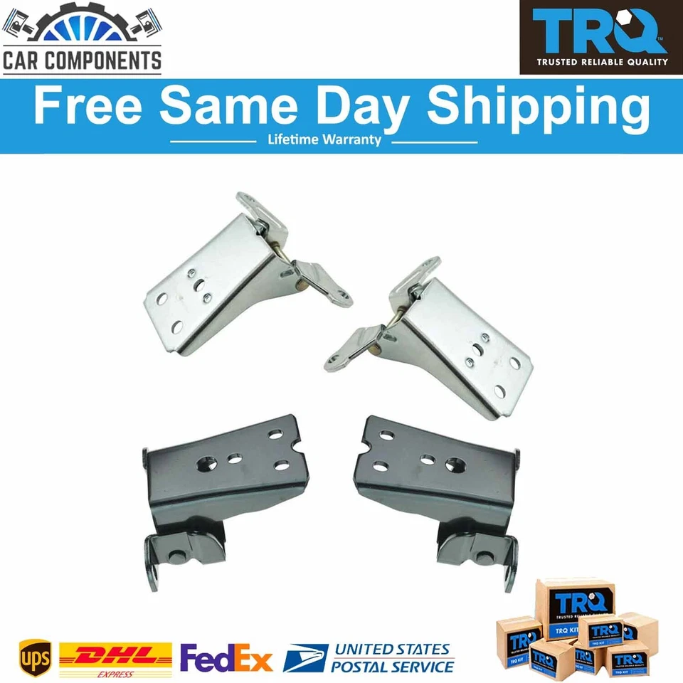 Nuevo juego de 4 bisagras de puerta inferior superior izquierda y derecha TRQ para Mercury 1978-1997 Foto 1 de 4