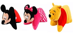 Disney 2-en1 Cojín de peluche Mickey Mouse, Minnie Mouse, Winnie The Pooh - Imagen 1 de 7