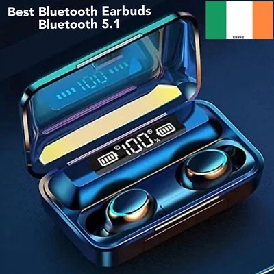 Wireless Bluetooth Headphones Earbuds Earphones Mini Pods and Power Bank - Image 1 of 4