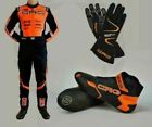 GO KART RACING SUIT LEVEL2 APPROVED  MATCHING BOOTS AND GLOVES