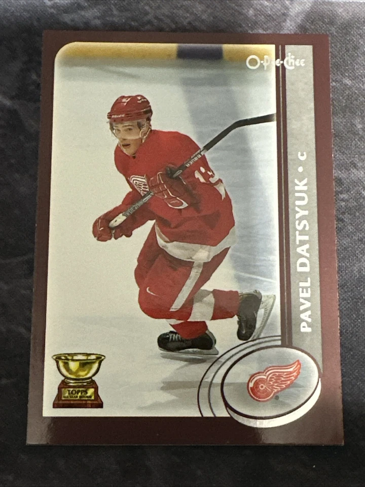2002-03 O Pee Chee All Star Rookie 235 Pavel Datsyuk Detroit Red Wings - Image 1 of 2