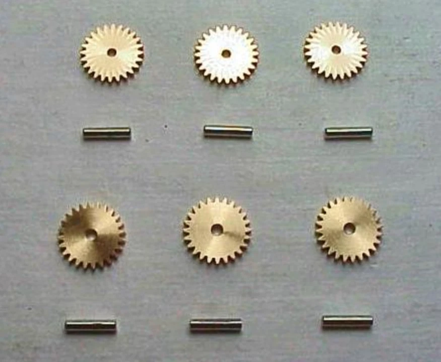 T JET 6 STOCK DRIVE GEARS W/SHAFT. FITS AURORA CHASSIS - Image 1 of 1