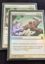 Mtg-tempered steel-tempered steel-scars-nm/m-lot x2 including 1 foil