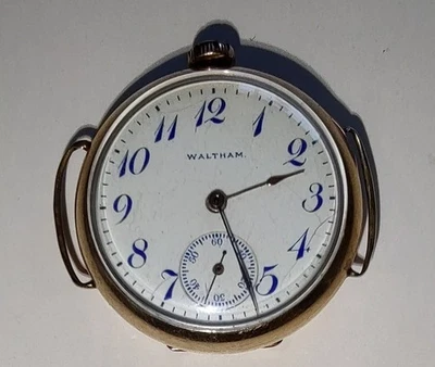 WALTHAM TRANSITIONAL WWI Watch, J. Boss Keystone Case. 10k Gold Filled Runs - Image 1 of 4