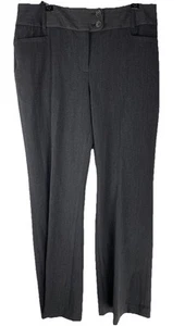 Rafaella Curvy Women’s Career Pants Higher Back Rise Boot Cut Gray Size 8P NWT - Picture 1 of 5
