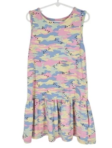 Sanrio Camouflage Hello Kitty Jersey Sleeveless Dress Girls Size Small 6 / 6X - Picture 1 of 4
