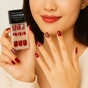 Dashing Diva MagicPress Press On Maniküre Burgund 30 Nägel Party 94-26 - Bild 1 von 11