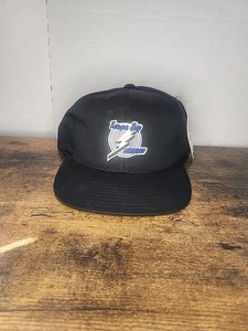 Vintage NHL Hockey Tampa Bay Lightning Black Annco Hat Snapback Cap (165) - Picture 1 of 7