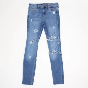 Hollister Juniors 5R High-Rise Super Skinny Distressed Ripped Jeans - Picture 1 of 7
