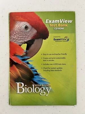 ExamView Test Bank CD-ROM MILLER & LEVINE BIOLOGY - Image 1 of 4