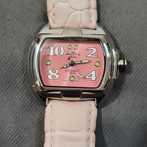 Womens Activa Swiss Watch Pink Dial Needs Battery - Cute - Picture 1 of 9