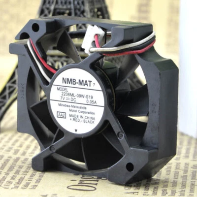 NMB 2206ML-09W-S19 7V 0.07A 5.7CM 57*52MM USB Chassis Mute Cooling  Fan - Image 1 of 4