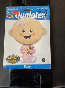 Baby Girl Shaped 38” XL Mylar Balloon, Baby Shower, Birthday Party Supplies NOS - Picture 1 of 2
