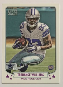 2013 Topps Magic Football Terrance Williams Dallas Cowboys Base Rookie RC #93! - Picture 1 of 2