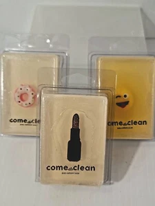 Come Clean Jabón de Glicerina Pura Coleccionable Iconos de Cultura Pop Caja de Regalo Set 3 - Imagen 1 de 6