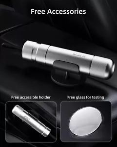 2 in 1 Auto Fenster Glasbrecher Sicherheitsgurtschneider Mini Sicherheit Fluchthammer Silve - Bild 1 von 9