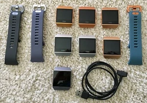 (7) Fitbit Ionic FB503 Smart Watches Untested/FOR PARTS + 3 Bands + USB Charger - Picture 1 of 2