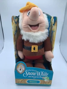Sneezy snow white and the seven dwarfs Mattel vintage disney figure plush! - Picture 1 of 3