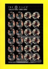 1996 The X-Files CCG Premiere Edition USPC Unpunched Token Sheet