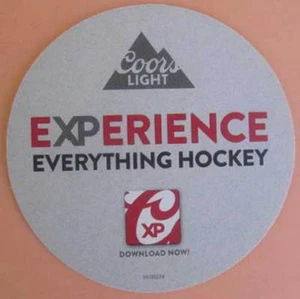 COORS LIGHT, EXPERIENCE TODO HOCKEY, NHL, alfombra de montaña rusa de cerveza, COLORADO 2017 - Imagen 1 de 2
