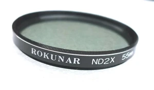 55mm ROKUNAR ND2X 2x Neutral Density Filter - NEW - Picture 1 of 2