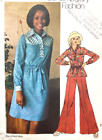 1970 Muster Shirt Kleid Muster TUNIKA BELL UNTEN Hose Einfachheit 5845 Gr.12 B34