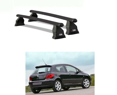 BARRE PORTATUTTO ACCIAIO PEUGEOT 307 BERLINA 3P ANNO 2004 OMOLOGATE TUV - Immagine 1 di 4