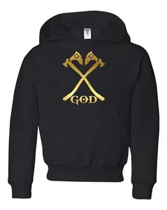 God Of War Golden Axe Unisex Kids Hoodie - Picture 1 of 1