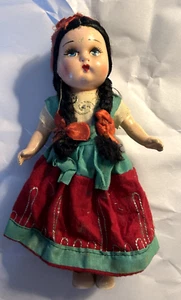 Muñeca recuerdo México años 50 vintage - Imagen 1 de 2