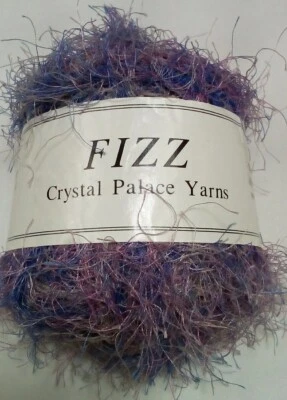 CRYSTAL PALACE YARNS Fizz DISCONTNUED Eyelash Novelty 120y 50g Purple Pink Lilac - Image 1 of 4