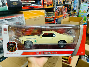 GREENLIGHT High Way 61 1970 Ford Mustang Mach 1 Rally Team 1:18 Die-Cast Car 