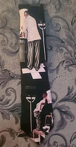 Norman Rockwell Men's Necktie "Barber Shop 100% Silk Saturday Evening Post - Picture 1 of 4
