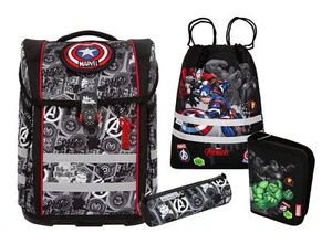 McNeill Ergo Perfecto Marvel Schoolbag Set 5-teilig Schulranzen Avengers Neu - Bild 1 von 12