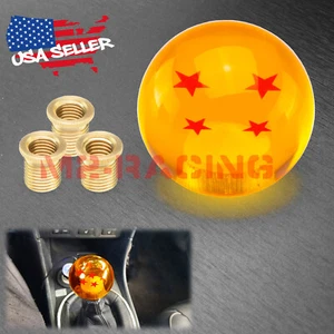 Orange Dragon Ball Shift Knob Shifter with Adapter Universal Manual Transmission - Picture 1 of 22