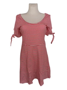 Beachtime Strandkleid, rot/weiss gestreift, Gr. 40 - Bild 1 von 3