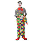 5pcs Hallowen Adult Costume Cosplay Party Dress Up Christmas Clown Clothe Suit