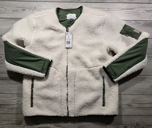 Adidas Adicross Sherpa Golf Giacca Reversibile Uomo Taglia L Bianco Verde HF9105 - Foto 1 di 11