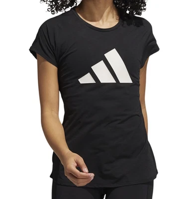 Camiseta Adidas 3 Bar Para Mujer - Gimnasio/Deporte Top/Camiseta de Entrenamiento - Negra - Para Mujer Foto 1 de 4