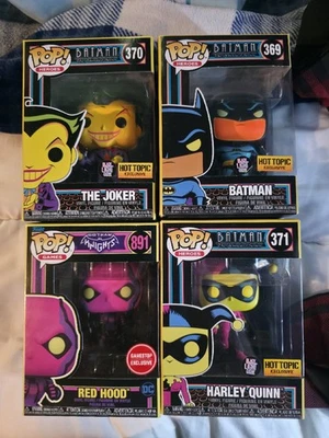 Lote Funko Blacklight exclusivo de Batman Foto 1 de 4